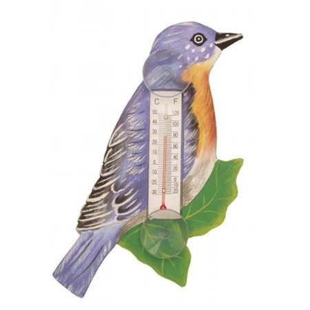 SONGBIRD ESSENTIALS Songbird Essentials Bluebird on Branch Small Window Thermometer SE2170739